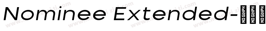 Nominee Extended字体转换